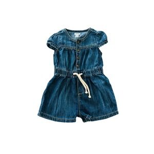 Old Navy Girls Denim Romper S 3T